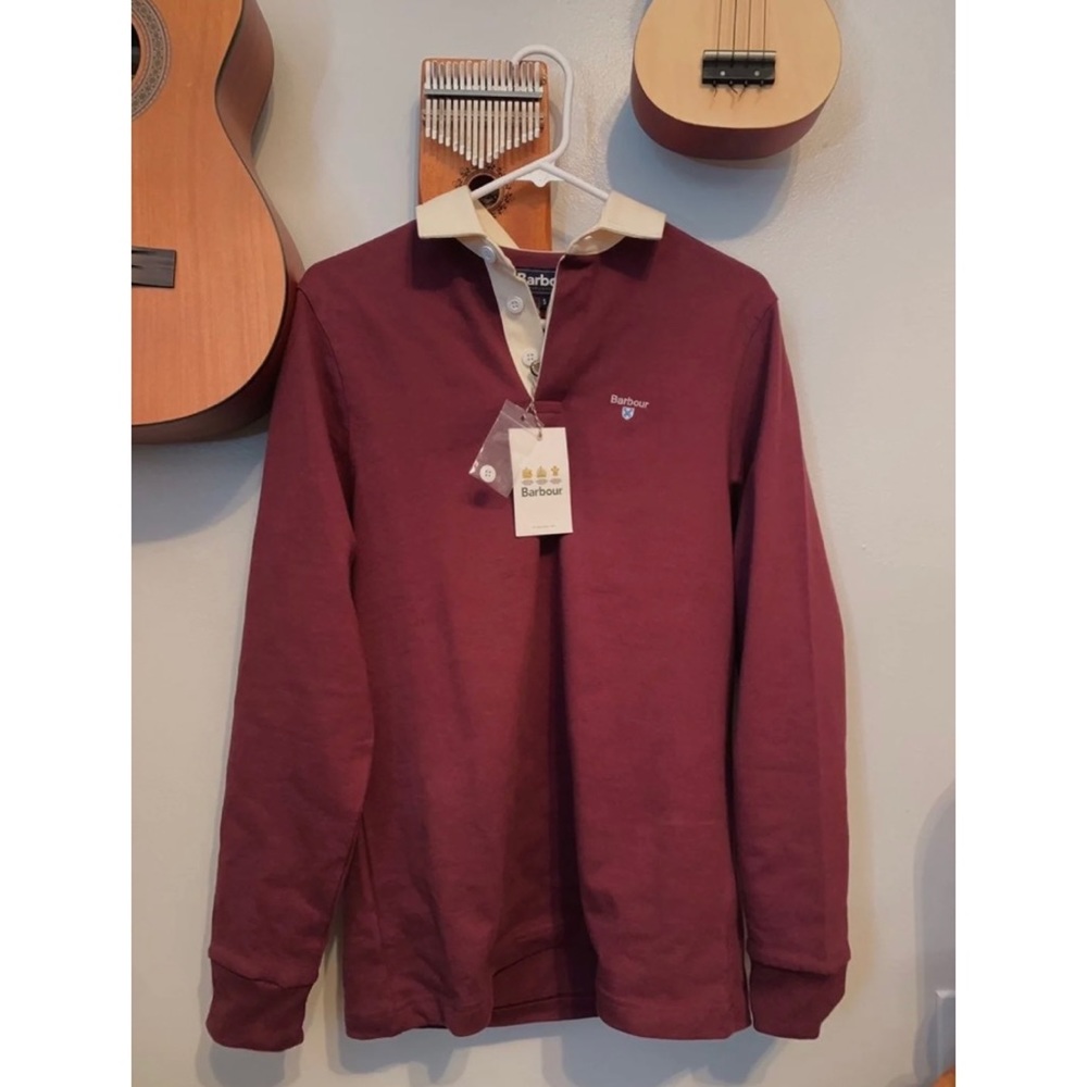 BARBOUR Men’s Long-sleeved Rugby Shirt